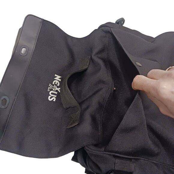 1980s NEXXUS Original Hair Stylist Bag Barber Case Organizer Embroiderd RARE VNT - Picture 8 of 14